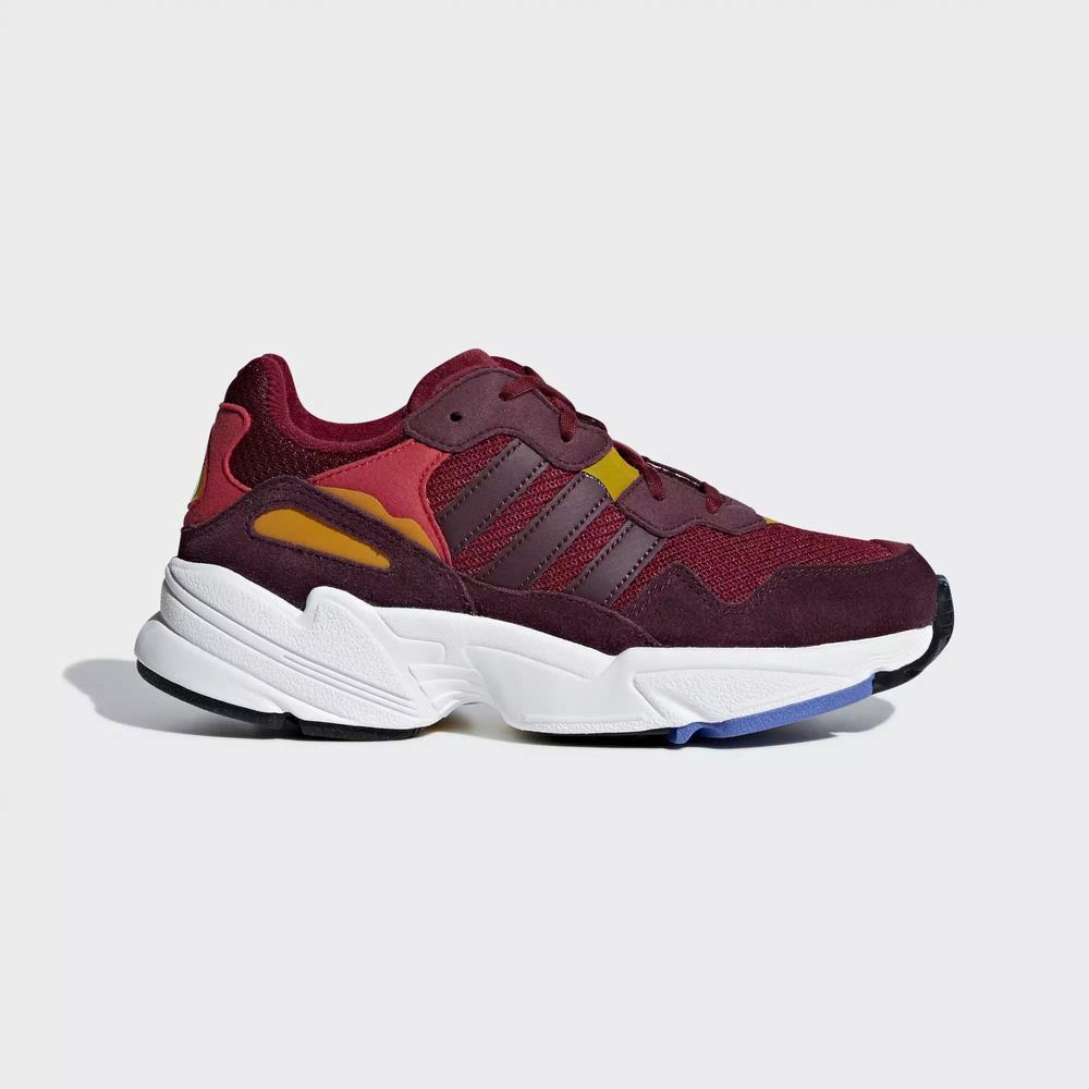 Adidas Yung-96 Tenis Rojos Para Niña (MX-12277)